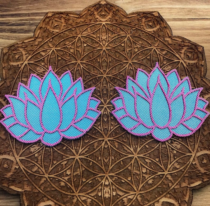 Blue /& Pink Holo Lotus