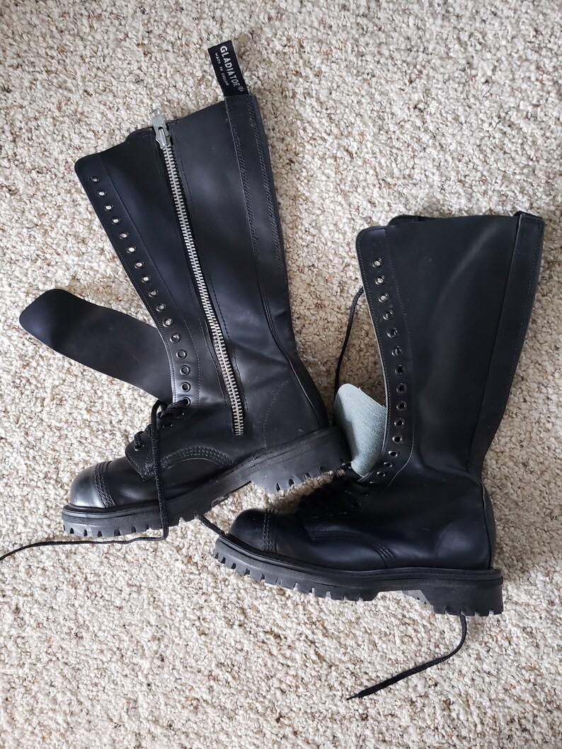 closed toe gladiator boots