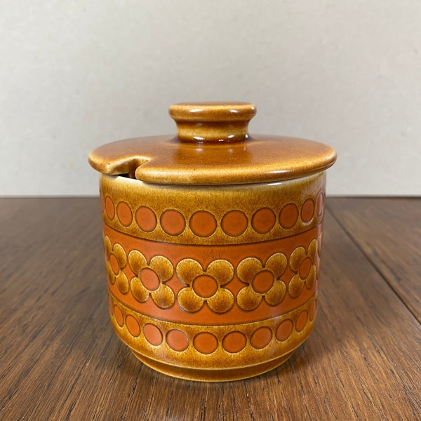 Hornsea Saffron Jam Pot, Lidded pot MCM