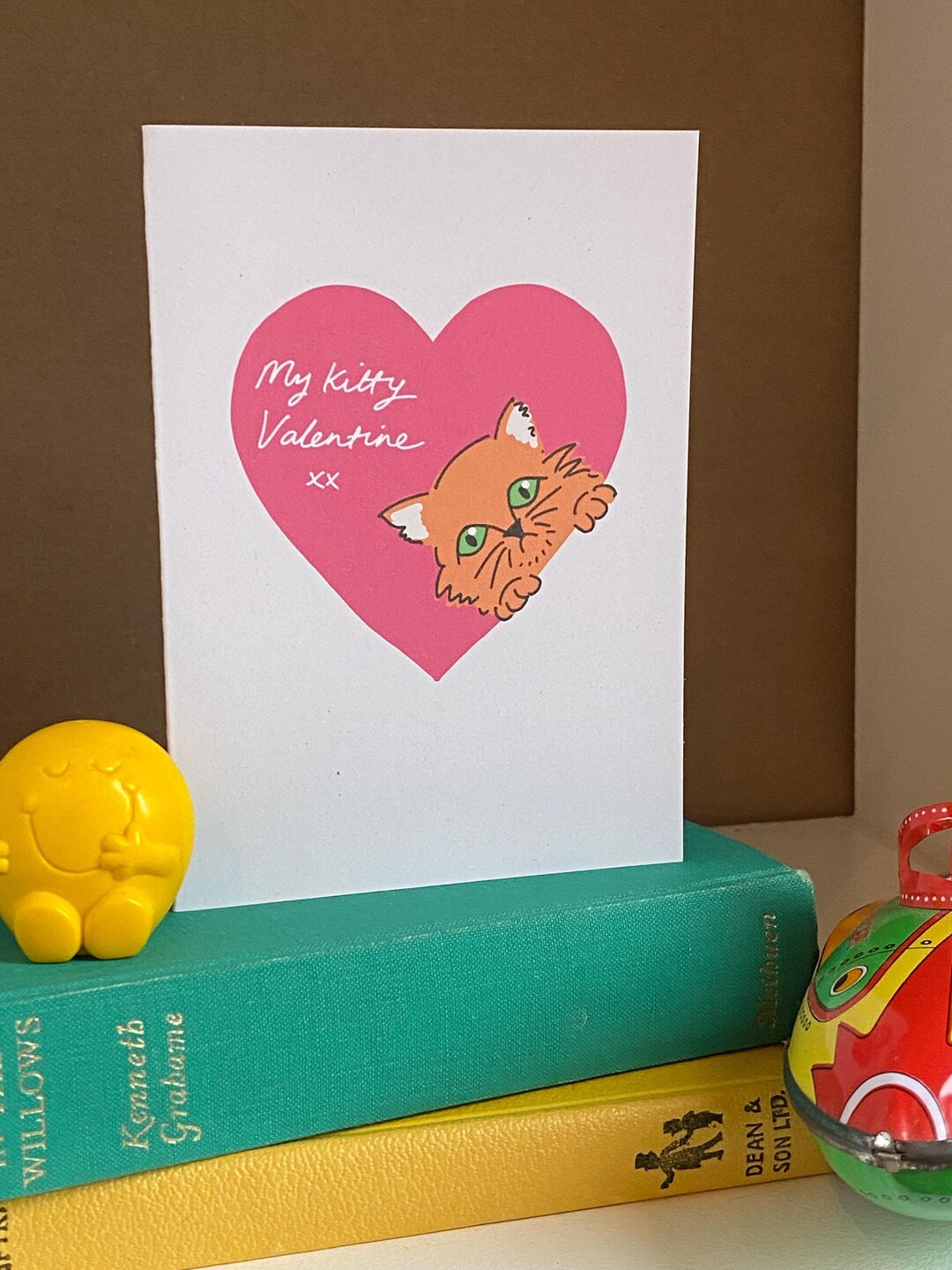 My Kitty Valentine, A Cute Grumpy Cat Valentine Card, Quirky Valentine ...