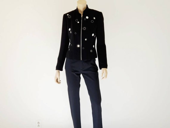 1980s Vintage Alberto Makali Avant Garde Jacket, … - image 2