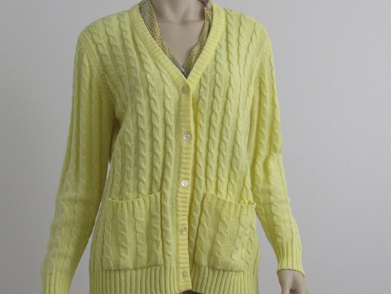 women's acrylic cardigan sweater