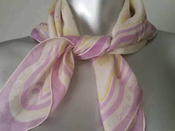 1980s Vintage Silk Scarf, Vintage Ballerina Scarf… - image 6