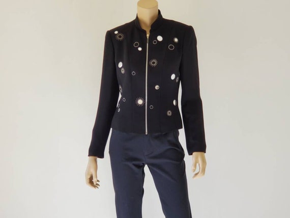 1980s Vintage Alberto Makali Avant Garde Jacket, … - image 3