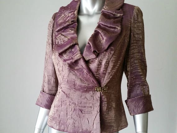 portrait collar evening blouse