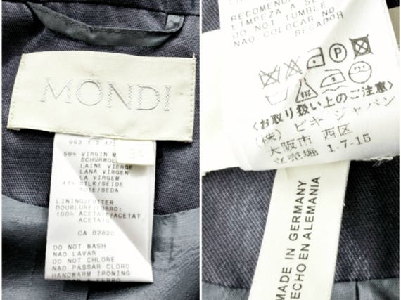 1990s Vintage MONDI Sartorial Jacket, Elegant Jac… - image 9