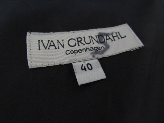 1990s Vintage Ivan Grundahl Jacket Asymmetrical Designer