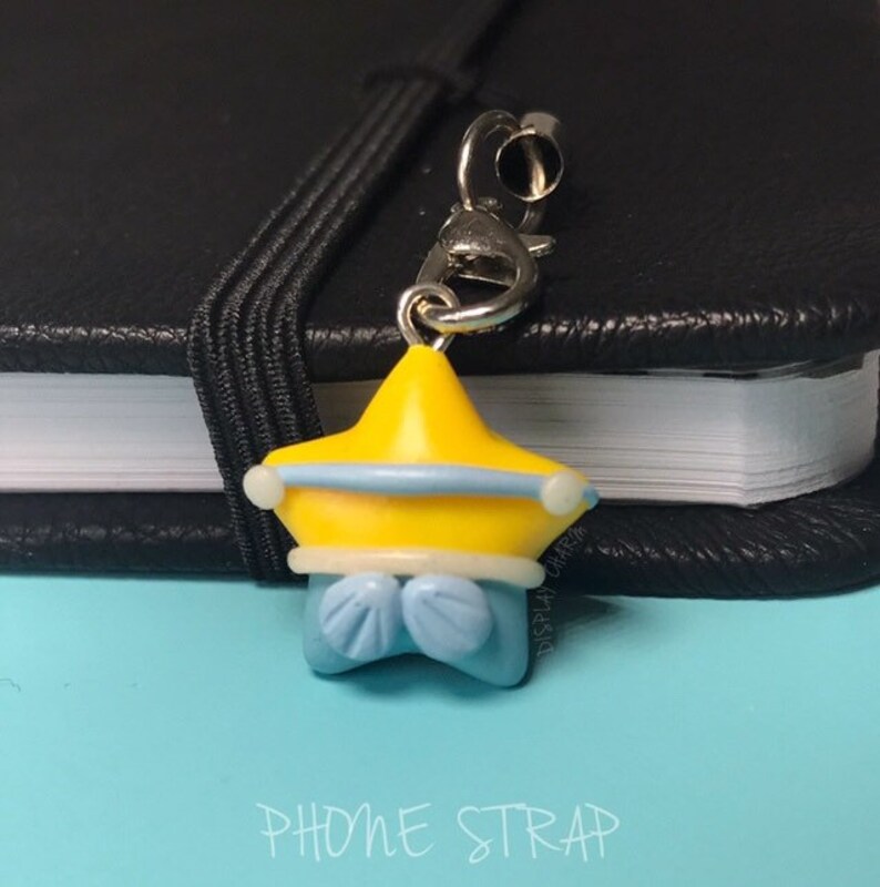 Red Decorative Star Jewellery EPGreen09 Necklace Planner Charm Polymer Clay