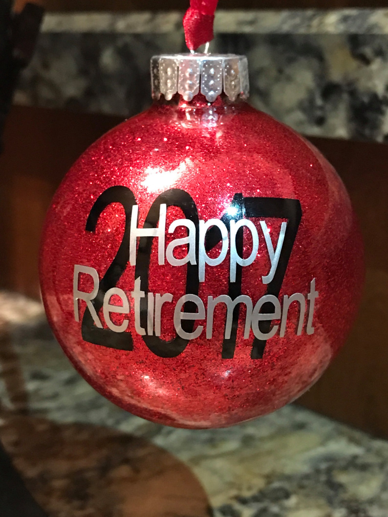 Happy Retirement Retirement Gift Christmas Ornament Etsy