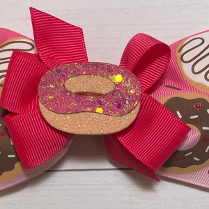 thumbnail image 2 of Pink Cupcake Hair Clips Set – Handmade Grosgrain Bow Pin-Up Style By Atomic Cherry 2 of 5