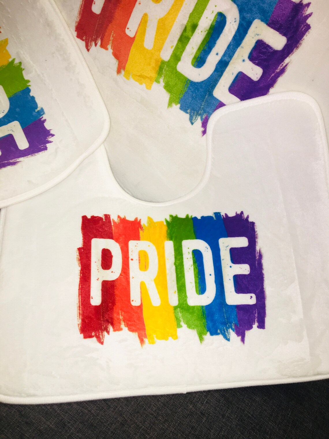 Gay pride rainbow bathroom set LGBT Etsy