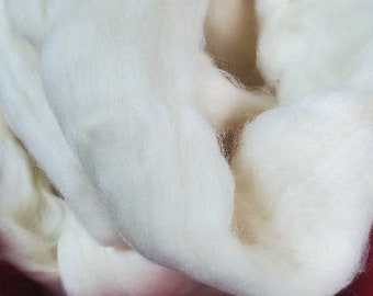Tapa peinada de lana Rambouillet, fibra giratoria, 4oz