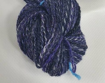 Handspun dyed merino yarn, fingering weight