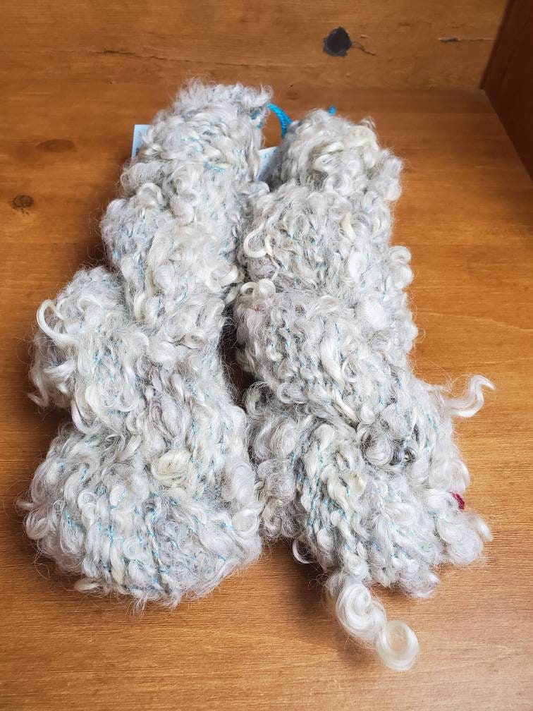 Hand spun yarn local cotswold wool Lock spun bulky | Etsy