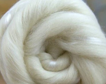 70/30 merino tencel blend, spinning fiber, felting fiber, combed top, 4oz