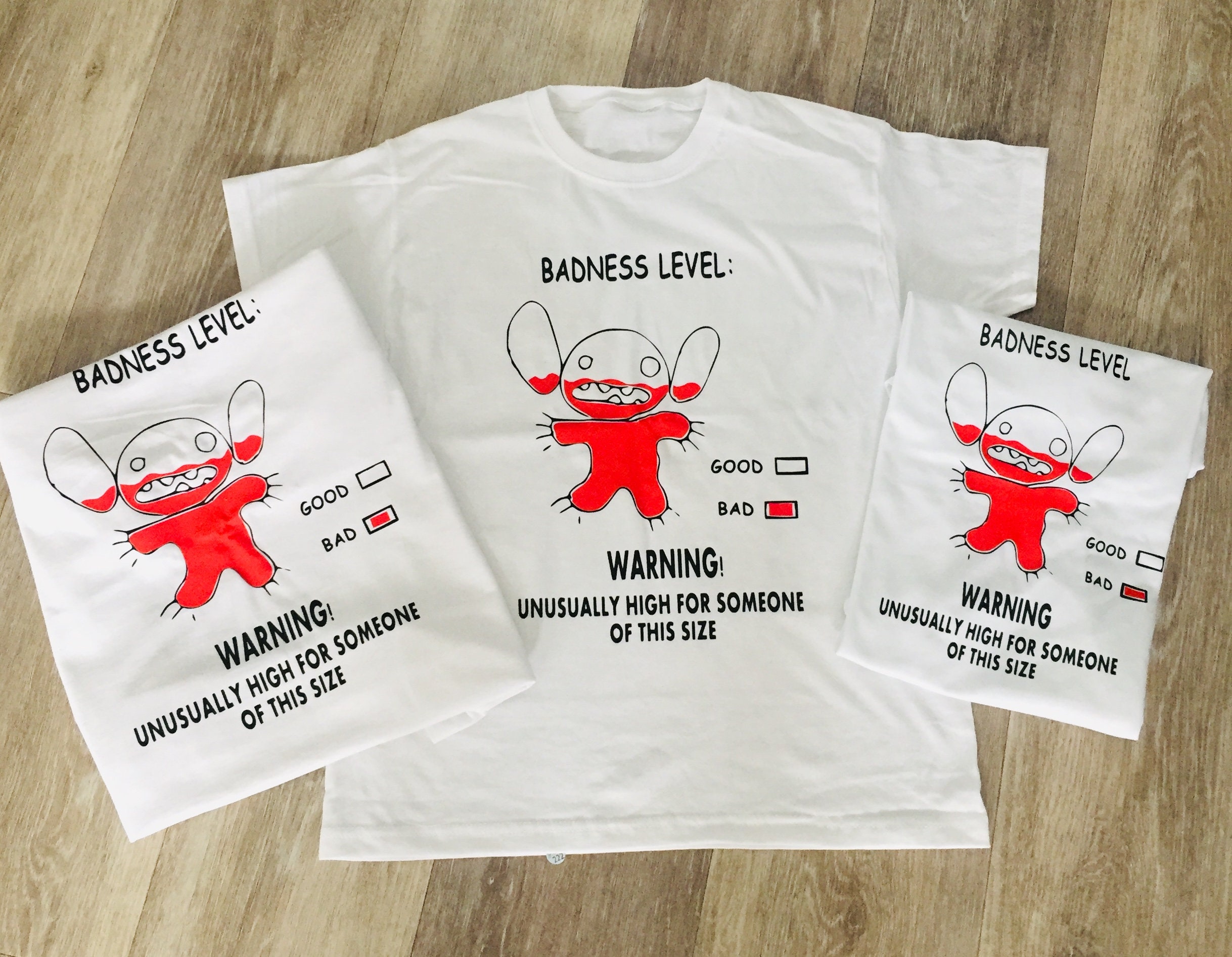 stitch badness level shirt