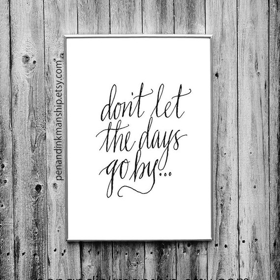 Printable Black And White Handwritten Type Bush Lyrics Etsy