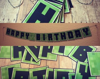 Handmade Teenage Mutant Ninja Turtle Themed Happy Birthday Etsy