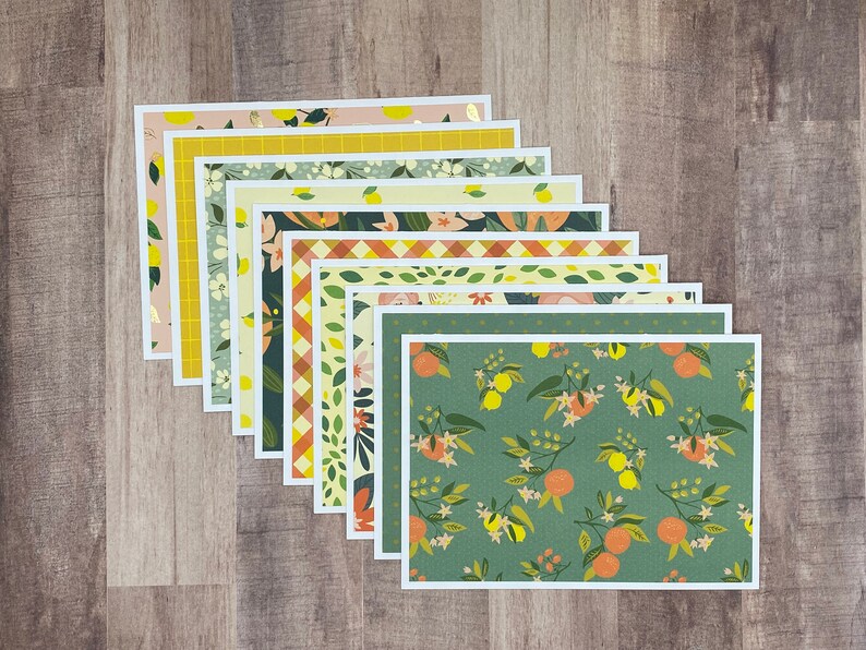 Set of 10 Handmade Blank Greeting Cards Bulk Blank Greeting Etsy