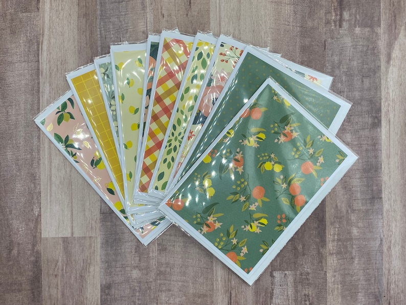 Set of 10 Handmade Blank Greeting Cards Bulk Blank Greeting Etsy