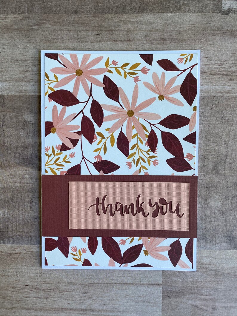 Handmade "thank You" Greeting Card | Thanks Greeting Card | Thank You ...