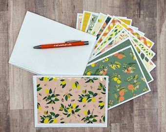 Set of 10 Handmade Blank Greeting Cards | Bulk Blank Greeting Cards