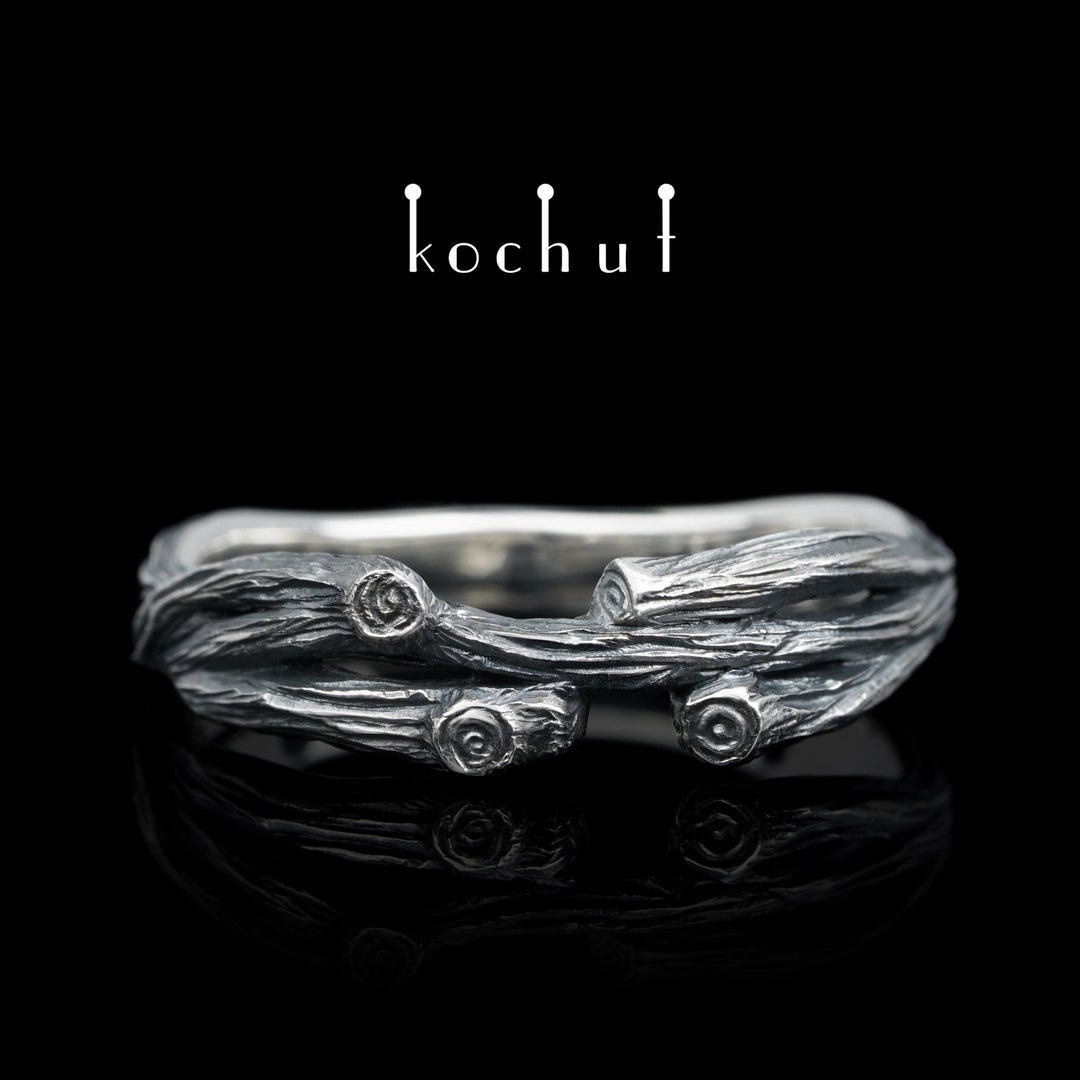 Twig Ring Nature Inspired Silver Branch Ring Engagement Ring Unique Twig Ring Nature Inspired Silver Branch Ring Engagement Ring Unique