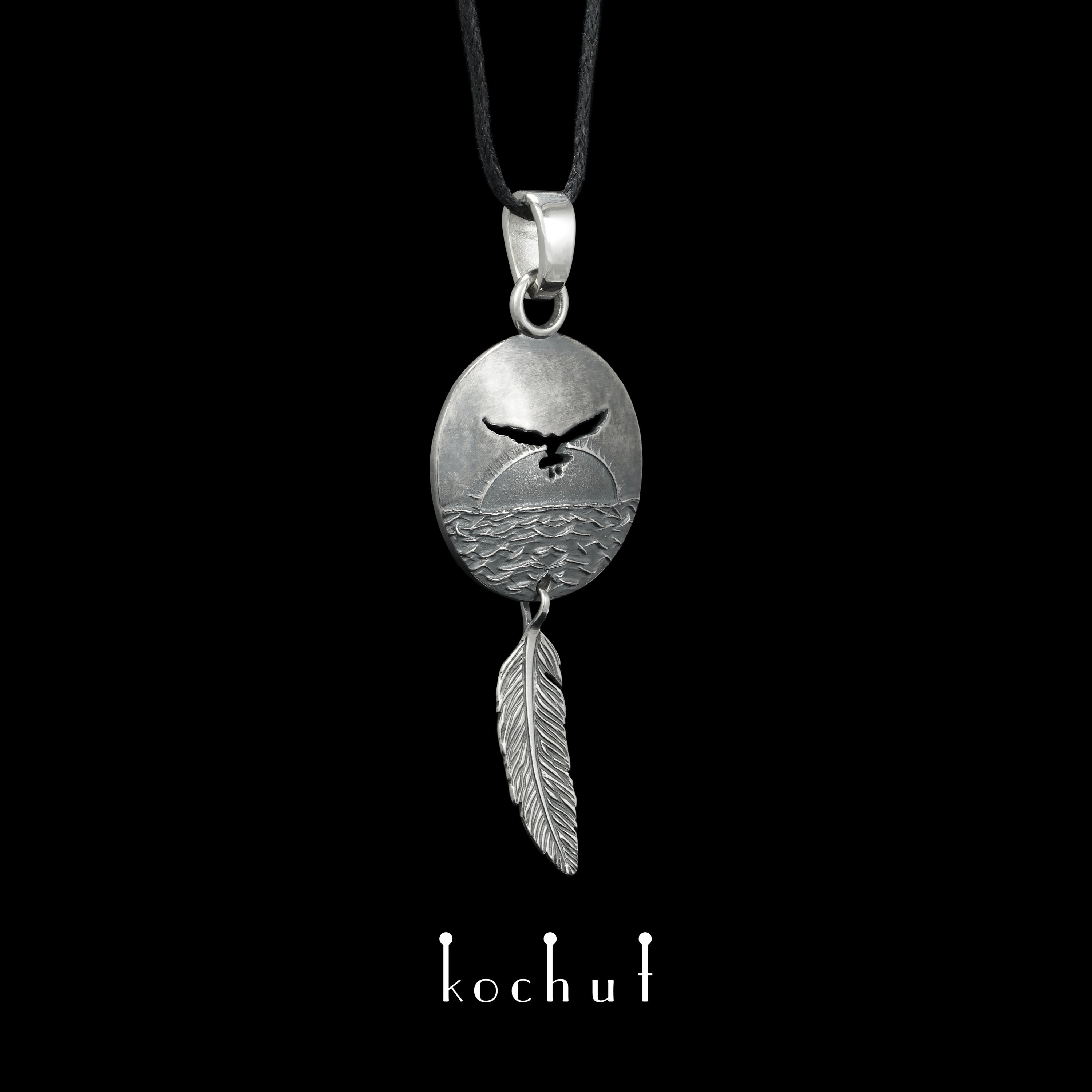 Seagull silver Pendant Sea Gull 
