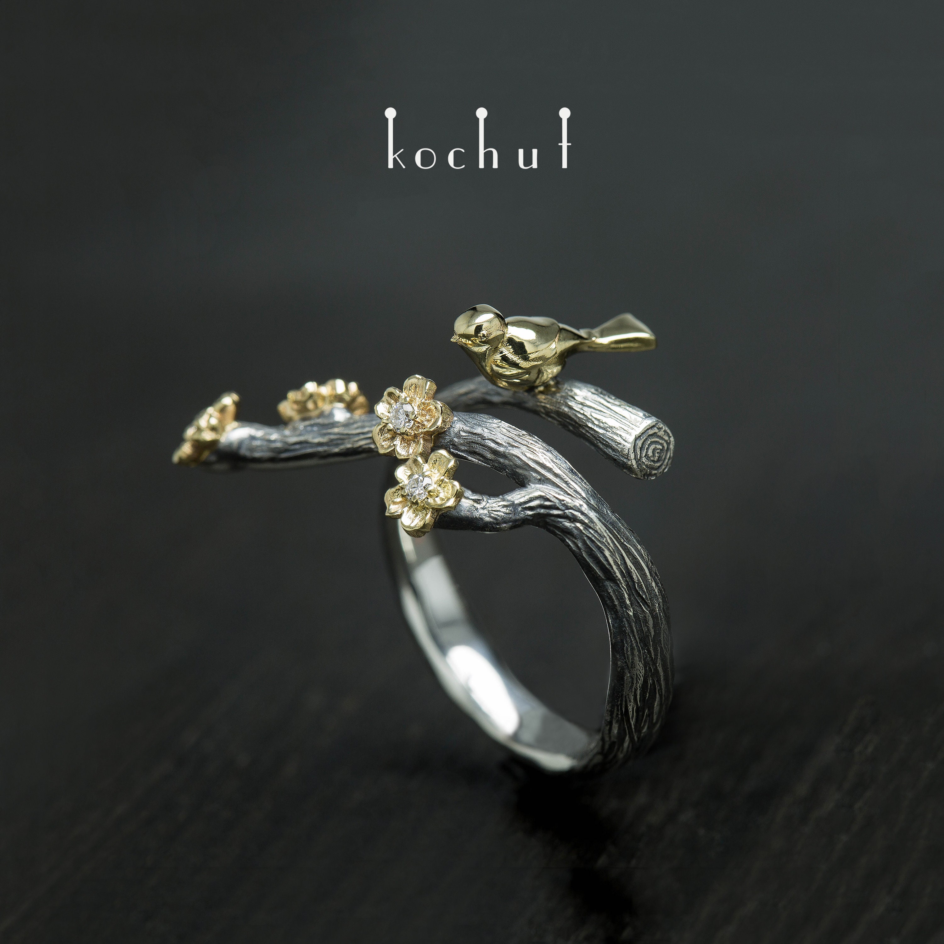Bird engagement ring outlet