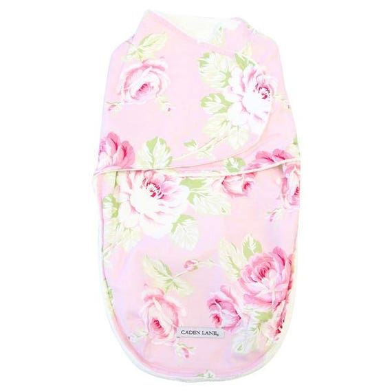 Shabby Chic Roses Swaddle Wrap Pink Vintage Floral Baby