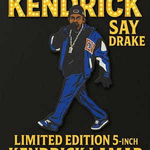Limited Edition Kendrick Lamar Magnet | GNX Tour Tribute Collectible 5″ | Premium Hip-Hop Fan Gift