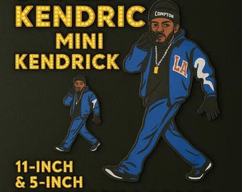 Limited Edition XL Kendrick Lamar Magnet | 11″ GNX Tour Collector&#39;s Display w/ Bonus 5″ Magnet
