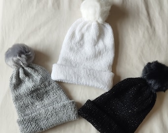 Wool hat, beanie, beanie for women