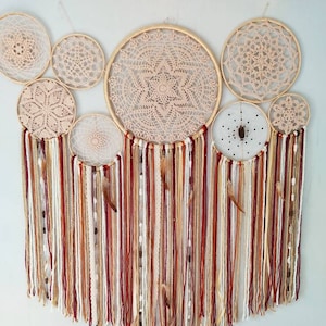 dream catcher, dreamcatchers, dream catchers, boho dreamcatcher, boho home decor, bedroom decor, azteca decor, home decor, hippie decor,boho image 1