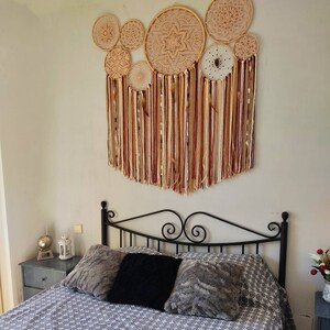 dream catcher, dreamcatchers, dream catchers, boho dreamcatcher, boho home decor, bedroom decor, azteca decor, home decor, hippie decor,boho image 3