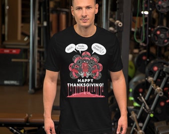 T-shirt Unisex a maniche corte deadpool thanksgiving