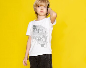 Kid's Star Wars Mandalorian Boba Fett T Shirt - Signed by Jeremy Bulloch, Original Boba Fett Actor