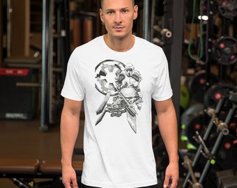 Star Wars Biker Scout | Storm Trooper | Scout Trooper | Ewok Planet | Men's T-shirt | Star Wars Biker Scout Trooper Armor