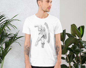 Captain America Kurzarm Unisex T-Shirt