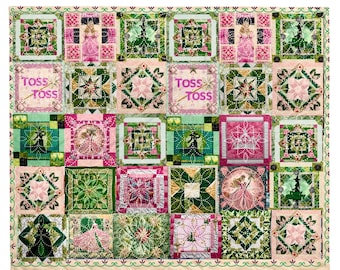 Wicked Inspired Quilt Aesthetic Glinda Elphaba Throw Blanket 50” x 60” ships from usa FLEECE heat sublimation