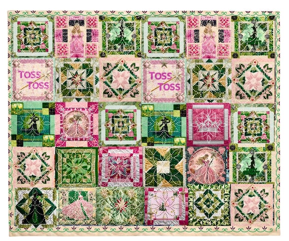 Wicked Inspired Quilt Aesthetic Glinda Elphaba Throw Blanket 50” x 60” ships from usa FLEECE heat sublimation