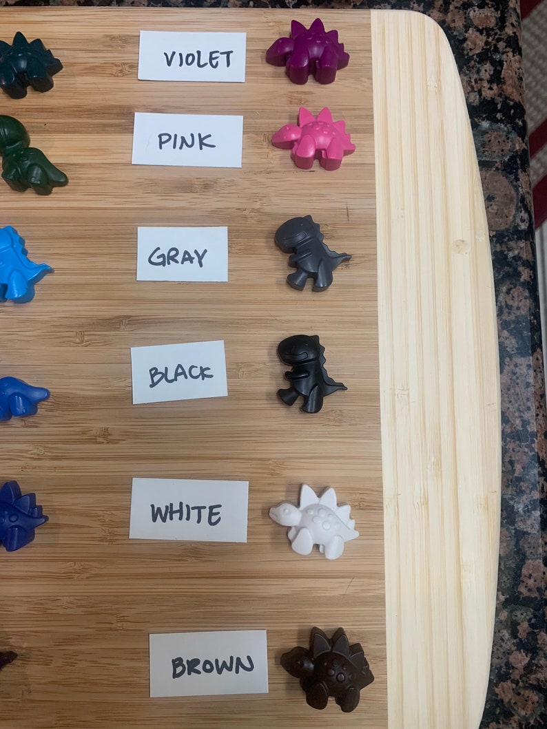 Dinosaur Crayons