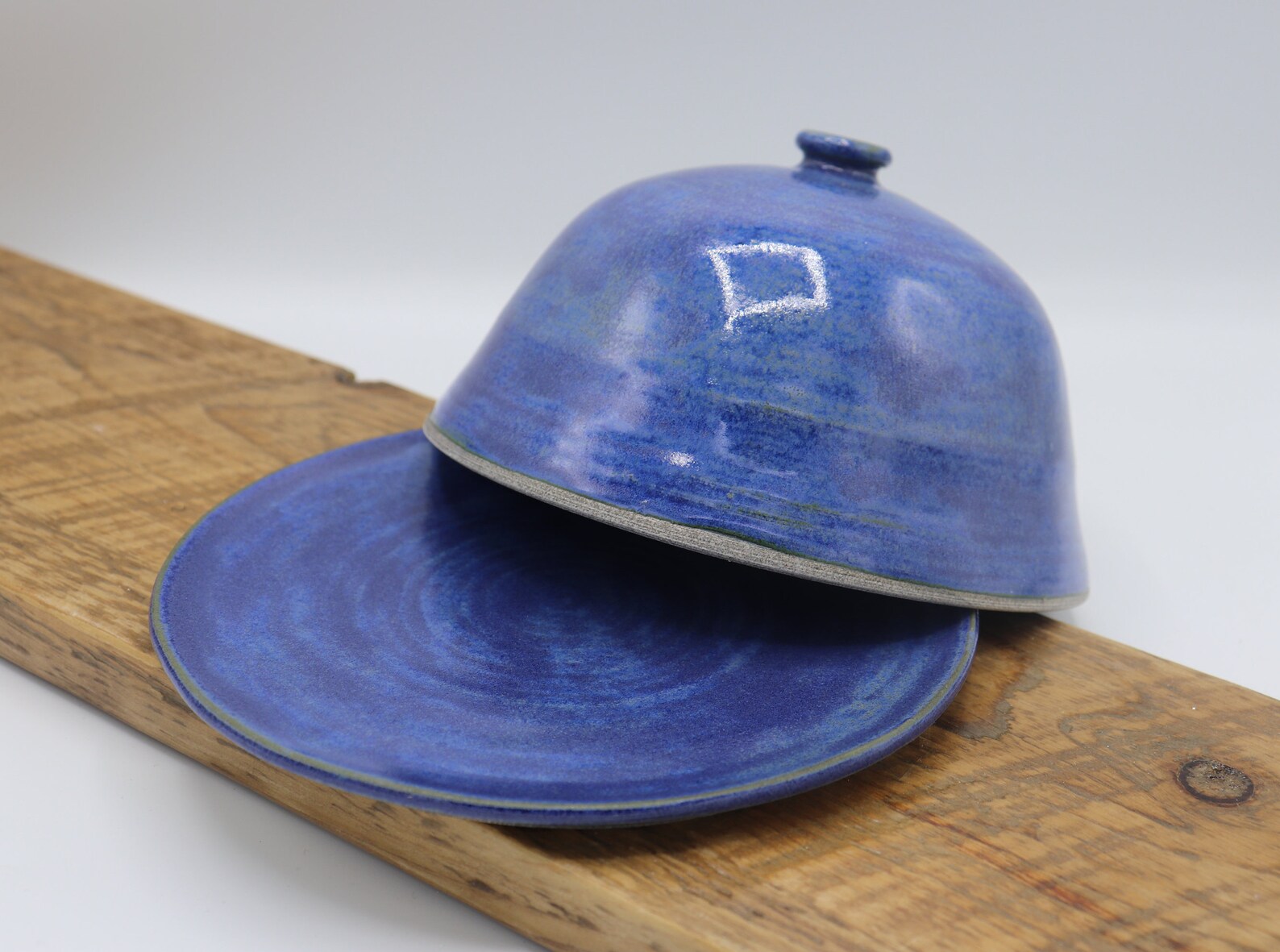 Stoneware Ceramic Butter Dish Round Lidded Butter Keeper Etsy