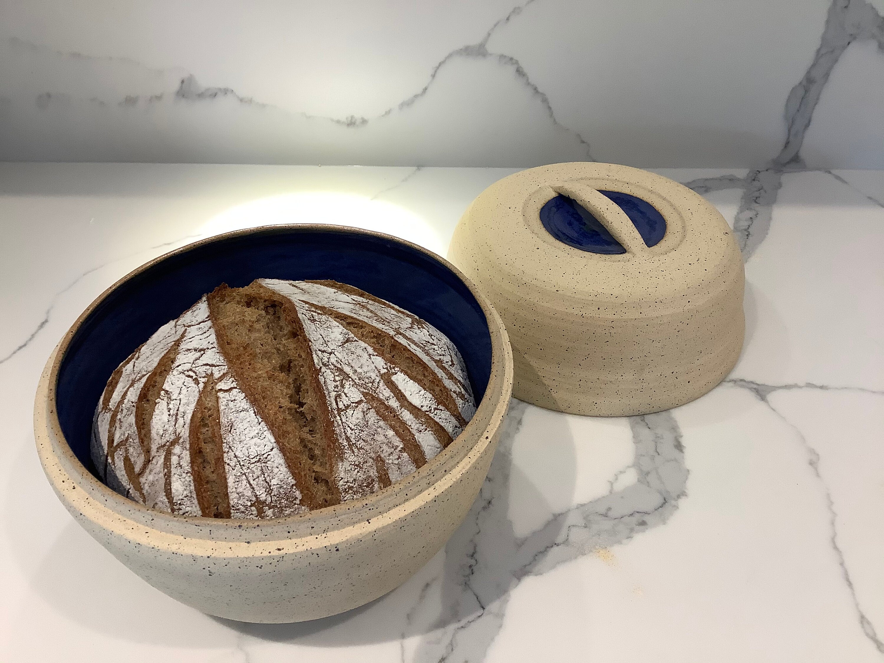 Ceramic bread pot handmade stoneware that can be used for Etsy