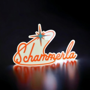 Custom Mid Century Modern Starburst Name Sign: Retro Atomic Decor