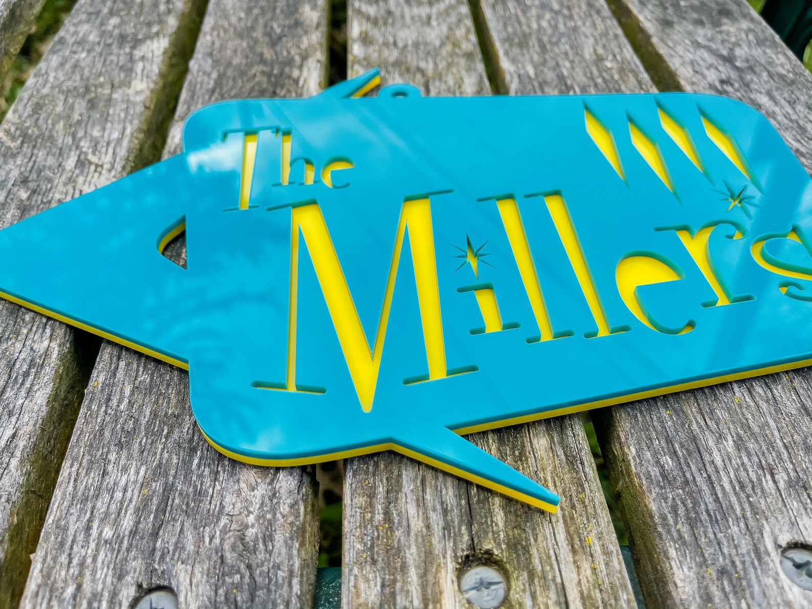 Mid Century Modern Wall Art Acrylic Custom Mid Century Sign | Etsy