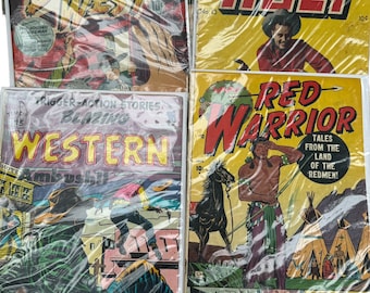 Golden Age Western Comic Book Lot: Red Ryder, Zorro, Lone Ranger