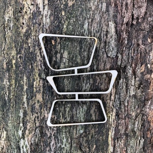 Mid Century Modern Rectangles Wood Shape, Wooden Shape Cutout, DIY Craft Supplies, Blank Shapes, Many Sizes