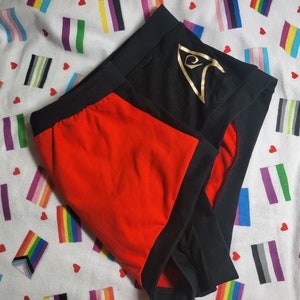 Galactic Gay Underwear: Scrundies Briefs Boy Shorts Bunzies Boxers Brief Red