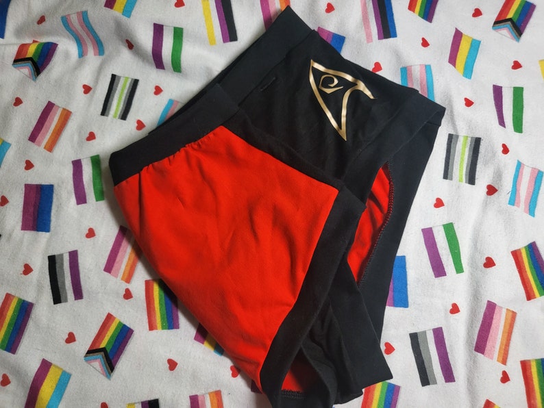 Galactic Gay Underwear: Scrundies Briefs Boy Shorts Bunzies Boxers Brief Red